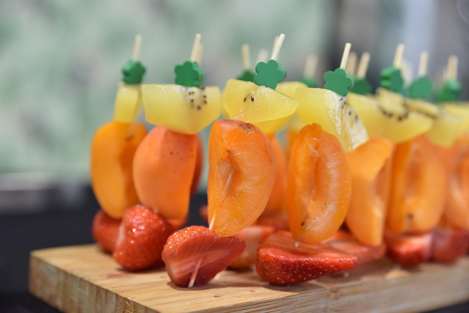 fruit kebabs
