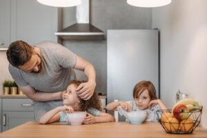 Dad kids Breakfast