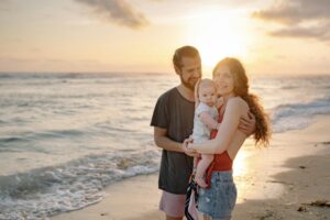 beach family