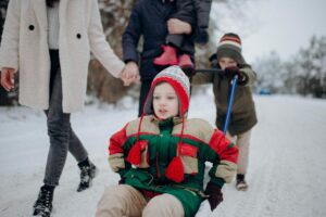 Family Sledding