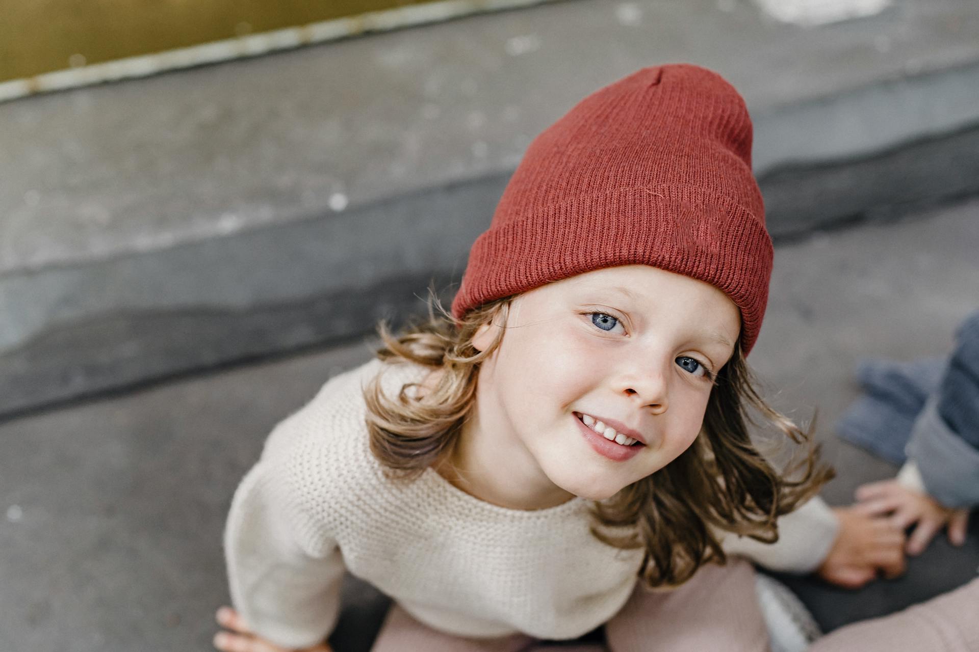 Child in a hat