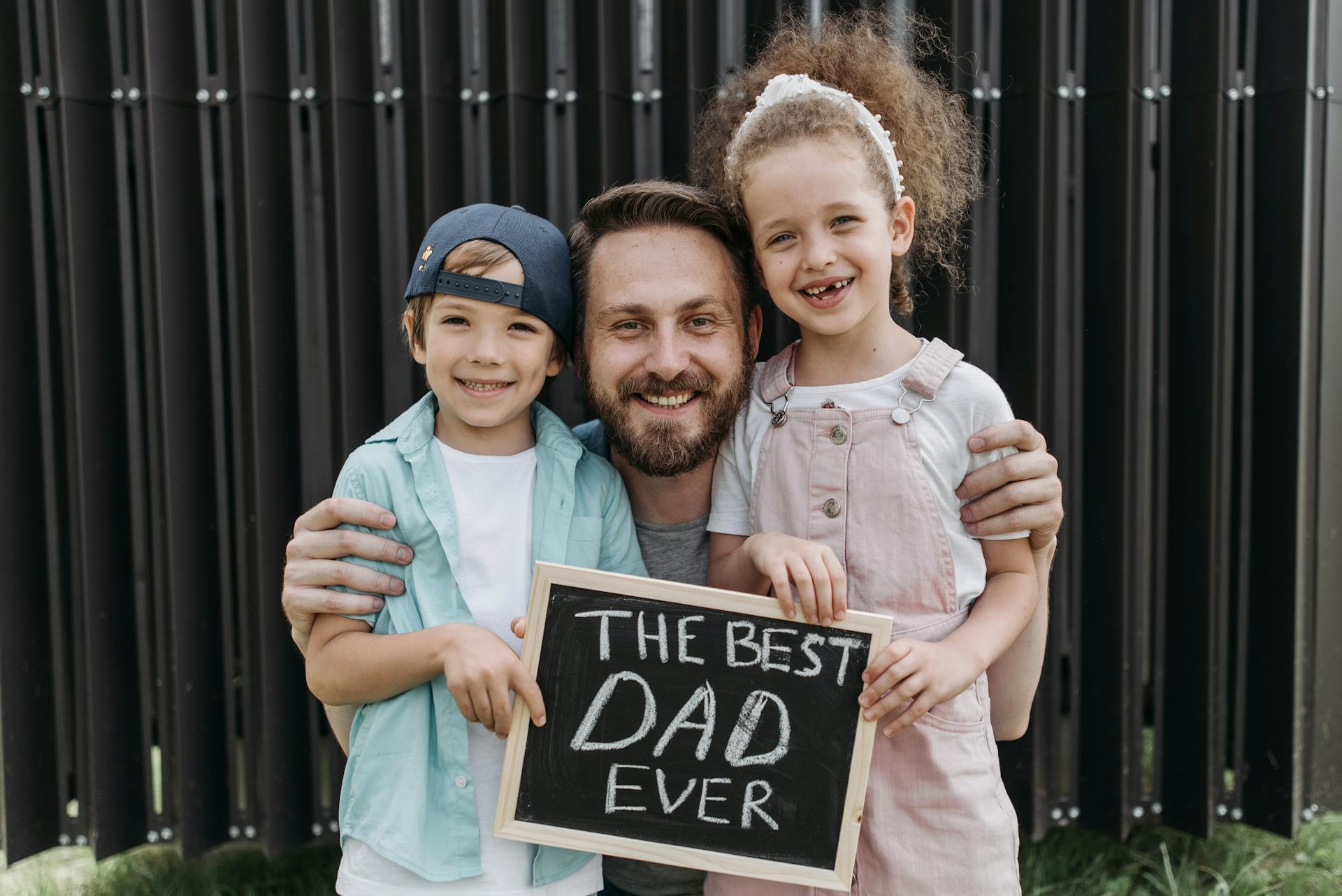 Father's Day best dad and kids